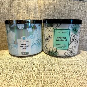 Bath & Body Works 3 Wick Candles (2)